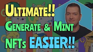 ULTIMATE Create An ENTIRE NFT Collection 10000 amp MINT With ZERO Coding Knowledge  PFP Generator [upl. by Jon940]