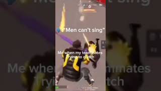 “Men can’t sing” fortnite clutch funny [upl. by Ynnub]