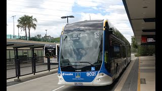 Brisbane Metro Depot Visit  Running in Service [upl. by Edobalo]