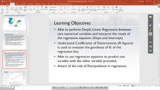 Chap5 Simple Linear Regression [upl. by Aryl456]