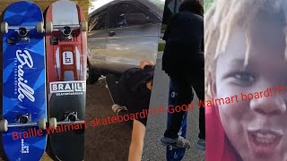 braille Walmart skateboard The best Walmart board [upl. by Juline]