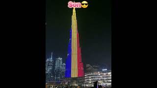 Country Flag On Burj Khalifa😈 automobile thar attitude daku modified crazyxyz trend viral [upl. by Yvehc418]