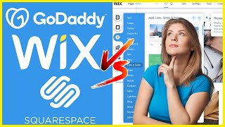 GoDaddy Vs WIX Vs Squarespace for Website Building  Which is Better [upl. by Bergmann56]