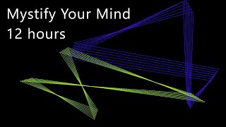 Mystify Your Mind  Classic Screensaver 12 hours [upl. by Sall]