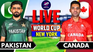 Pakistan vs Canada T20 World Cup Match  Live Score amp Commentary  PAK vs CAN Live  T20 WC 2024 [upl. by Mulvihill]