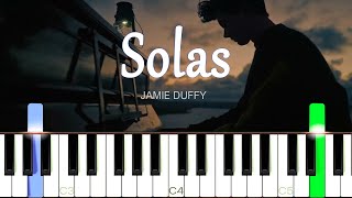 Solas  Jamie Duffy Piano Tutorial  SHEET MUSIC  MIDI ðŸ”¥ [upl. by Ahola]