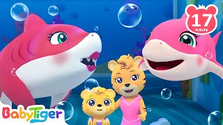 Baby Shark🦈  More Animals Kids Songs amp Nursery Rhymes  Educational Songs  BabyTiger [upl. by Briscoe718]