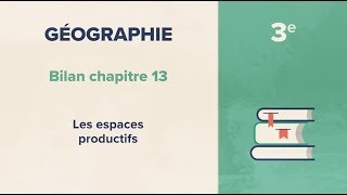 Les espaces productifs Géographie 3e [upl. by Harihat]