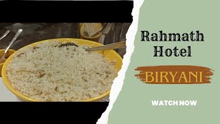 Rahmath Hotel Biryani worth or not [upl. by Malim]