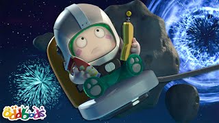 Zeero Gravity SPACE Mission  OddBods  Science and Nature Cartoons For Kids Moonbug Kids [upl. by Hnoj]