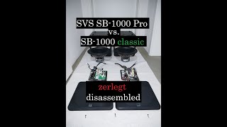 SVS SB1000 Pro vs SVS SB1000 classic  zerlegt – disassembled [upl. by Aissert]