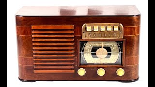 Vintage Zenith 6S527 Radio Playing [upl. by Aurea]