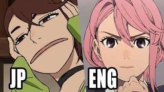 Dandadan JP vs ENGLISH DUB COMPARISON  Episode 5 amp 6 [upl. by Hairam]