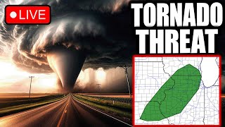 Tornadoes Tear Through N IL  Live As It Happened [upl. by Tiffani]