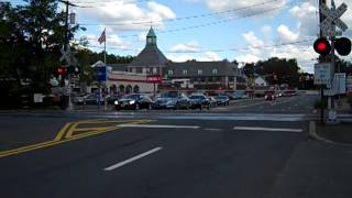 NJ Transit Train arrives and leaves Radburn Train Station with METX210 [upl. by Radke]