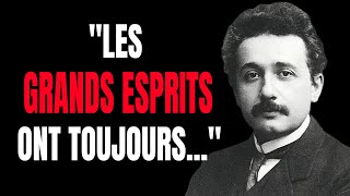 Citations mémorable de Albert Einstein que vous devez connaître [upl. by Chita]