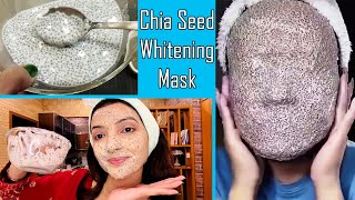 Uffff 😱 Im Surprised to See Chia Seed Whitening Mask Results [upl. by Yenaj263]