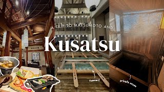 A Trip to Kusatsu Onsen  Staying at a Traditional Japanese Ryokan 🇯🇵  Japan Travel Vlog [upl. by Enilra]