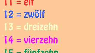 Das deutsche Zahlenlied 11  20 German Numbers Song 11  20  Learn German easily [upl. by Gievlos259]