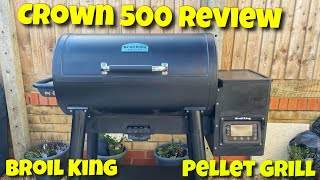 Broil King Crown 500 Pellet Grill Review  Wills Grill Shack [upl. by Airbmac]