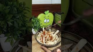 Peri peri french fries 😊 😋trending food cooking indiansnack [upl. by Annauqahs]