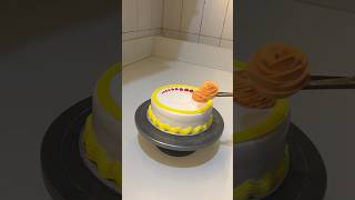 Simple cake decoration cake viralshort ytshorts [upl. by Anihsit]