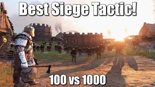 Best Siege Defense Tactic  Mount amp Blade 2 Bannerlord 100 [upl. by Hamilton]