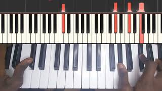 How to play 🎹  Ikhoni mfuyo KeyGAflat  piano pianolession lessons learnwithsanse [upl. by Nilekcaj]