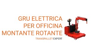 Gru per officina rotante elettrica  Transpalletexpertit [upl. by Nehpets]