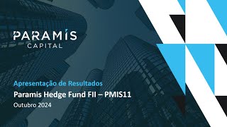 Apresentação de Resultados  PMIS 11 [upl. by Hwang681]