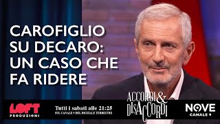 Carofiglio su Decaro un caso che fa ridere [upl. by Ythomit]