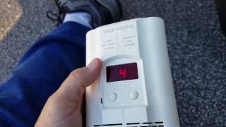 Testing Carbon Monoxide and Explosive Gas Alarm for truck camping [upl. by Charmane]