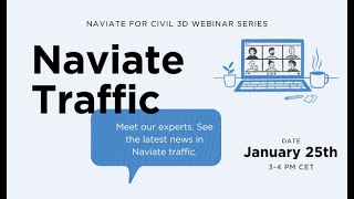 Naviate Civil 3D  News in Naviate Traffic 20232 Recorded webinar [upl. by Eriuqs]