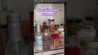 Upcycling Jars zerowaste upcycling jars athome repurpose pantry home holisticliving [upl. by Debora]