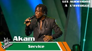 Akam  service  Les auditions à laveugle  The Voice Afrique Francophone CIV [upl. by Reld]