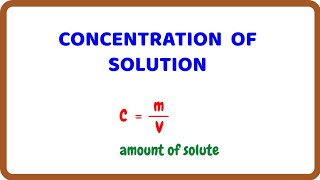 How to Calculate Concentration of Solution [upl. by Leoy45]