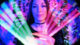 ASMR Hypnotic Hand Movements ✨No Delta Bass Version Layered Sounds🎧Trippy Visuals 💜 Half Reversed [upl. by Olodort]