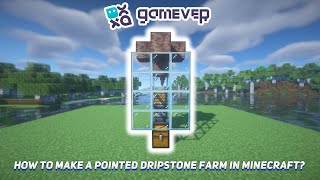 How to Make a Pointed Dripstone Farm in Minecraft [upl. by Ylehsa]