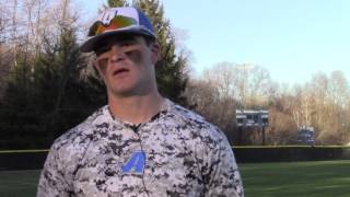 Assumption College Baseball Defeats Stonehill 123 [upl. by Laine]