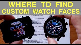 Where to find Custom Smartwatch Faces now that G Communities have Closed Android VXP etc [upl. by Puglia490]