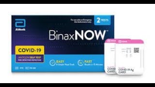 BinaxNOW at home Covid19 Testing Kit Walgreens Purchase [upl. by Rossner]