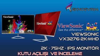 ViewSonic VX32762Kmhd fiyatperformans monitör inceleme [upl. by Ardekahs]