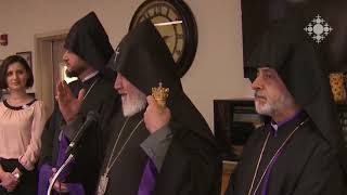 Pontifical Visit of the Catholicos of All Armenians to the Western Diocese [upl. by Esilanna]