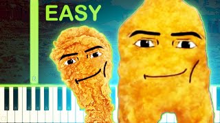 Gegagedigedagedago Meme Song  EASY Piano Tutorial [upl. by Ellmyer]