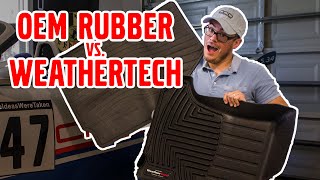 Porsche Rubber Floor Mats vs WeatherTech Floor Liners [upl. by Jeu541]