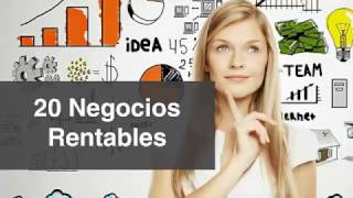 20 Negocios Rentables en México [upl. by Jackqueline981]