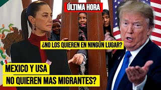 🔥¡NO QUIEREN MÁS CARAVANAS de MIGRANTES  MÉXICO y EE UU PONEN LÍMITES [upl. by Doowyah]