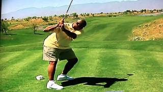 Charles Barkley Golf Swing [upl. by Yerocaj]