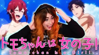 BEACH EPISODE 🏖️  Tomochan Is a Girl Episode 7 Reaction  Review [upl. by Kin529]