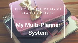 How I use Multiple Planners and a Flip through of my Creative B6 [upl. by Vivia]